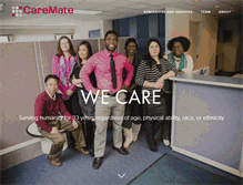 Tablet Screenshot of carematehomehealthcare.com
